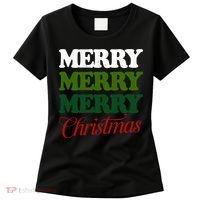 Merry Merry Merry Christmas Women's T-Shirt thumb 0