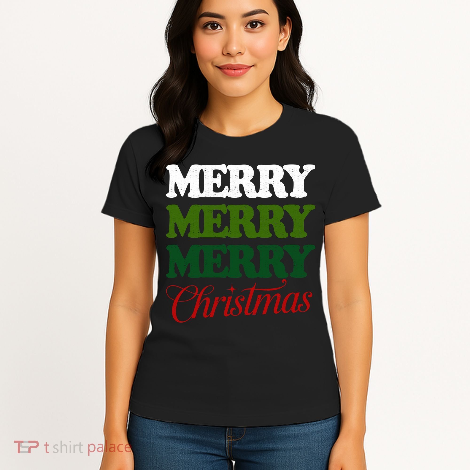 Merry Merry Merry Christmas Women's T-Shirt