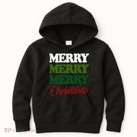 Merry Merry Merry Christmas Kids Hoodie thumb 0