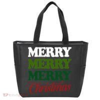 Merry Merry Merry Christmas Tote Bag thumb 0