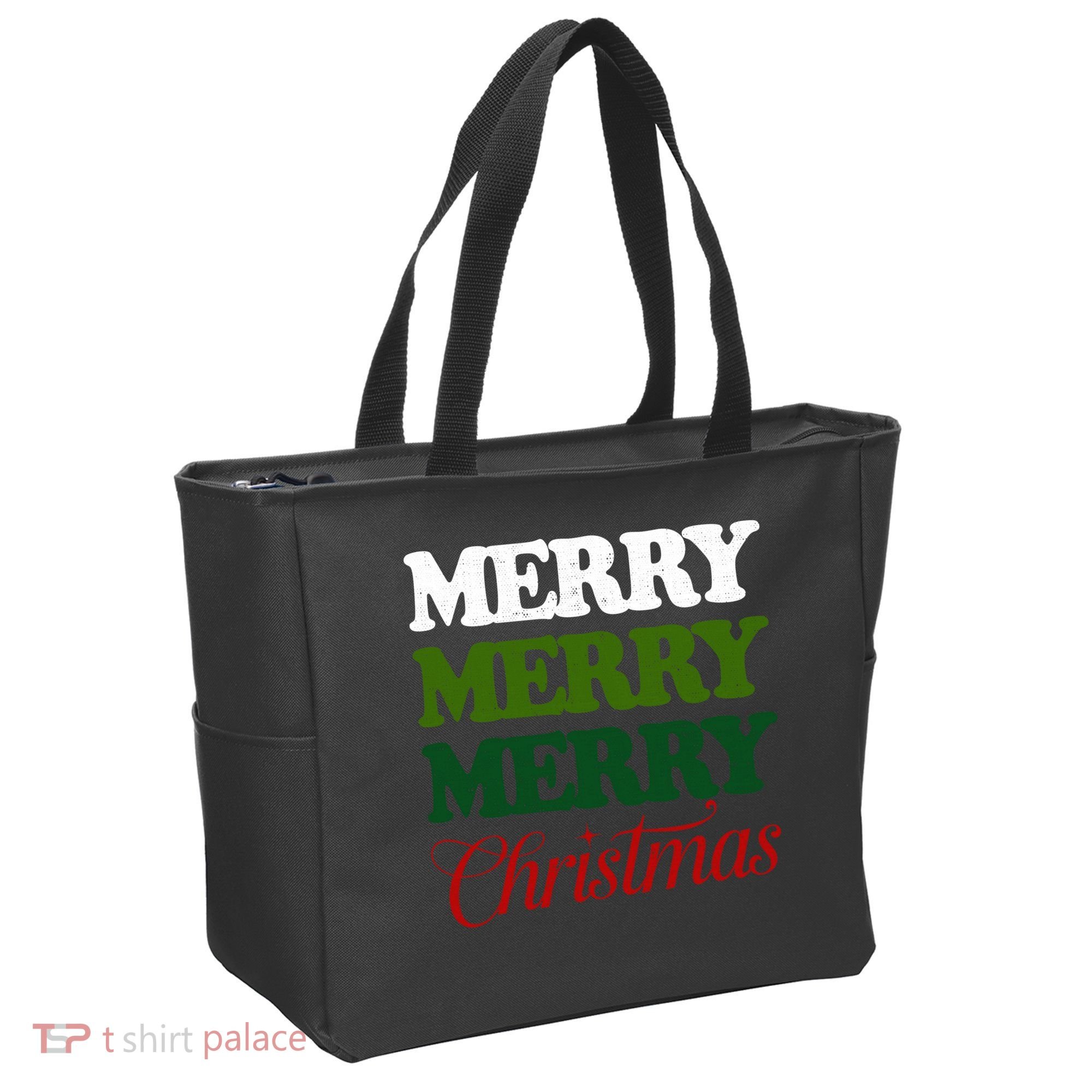 Merry Merry Merry Christmas Tote Bag