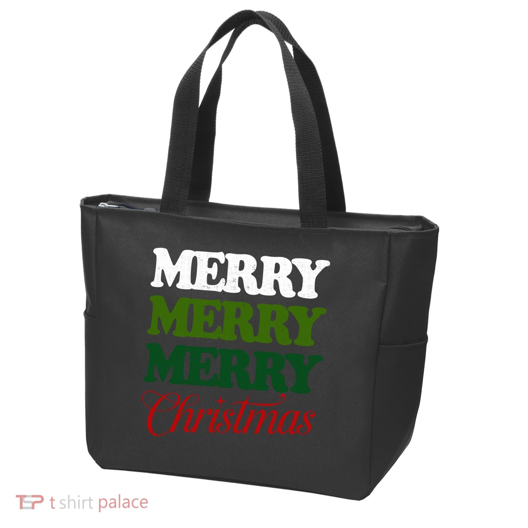 Merry Merry Merry Christmas Tote Bag