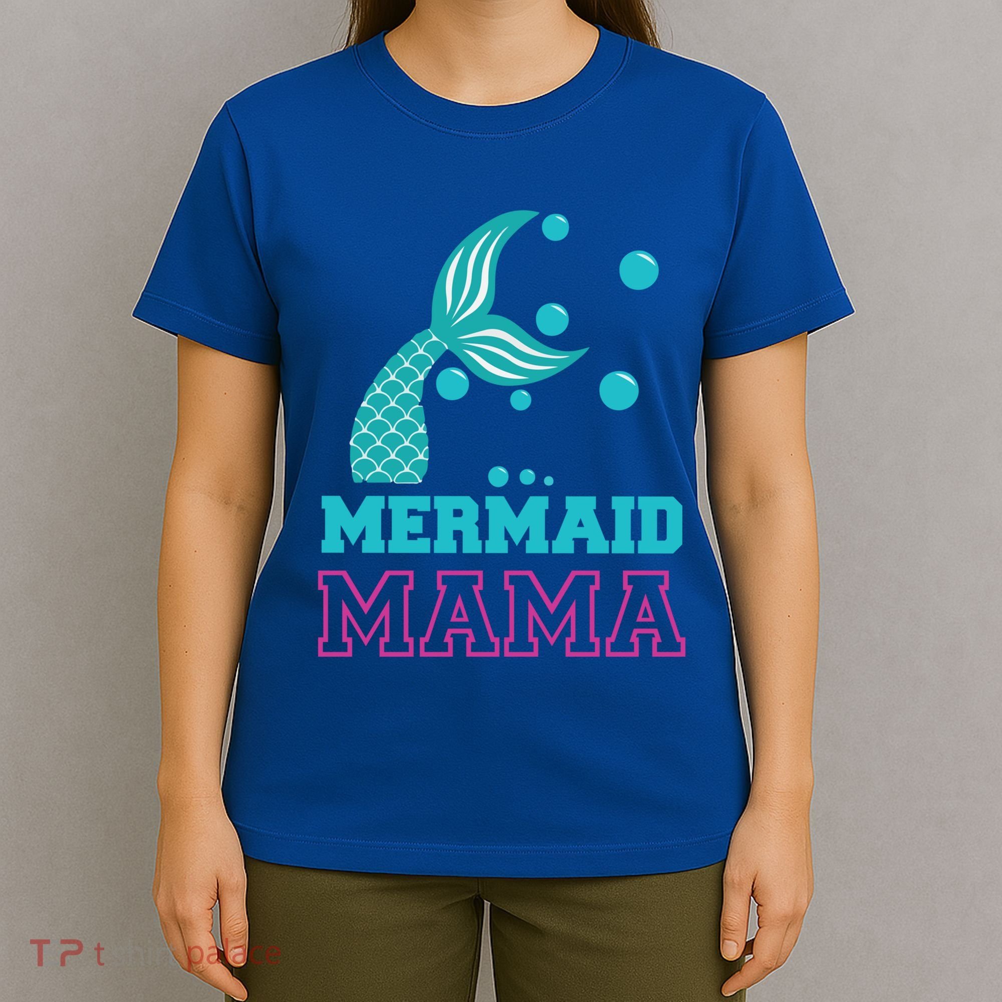 Mermom Mermaid Mom Meaningful Gift Ocean Beach Pool Party Swimming Great Gift T-Shirt