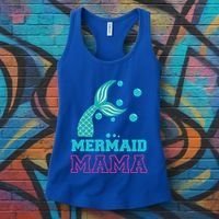 Mermom Mermaid Mom Meaningful Gift Ocean Beach Pool Party Swimming Great Gift Women's Tank Top thumb 3