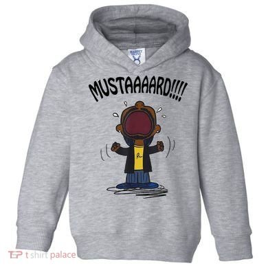 Mustard Meme Toddler Hoodie