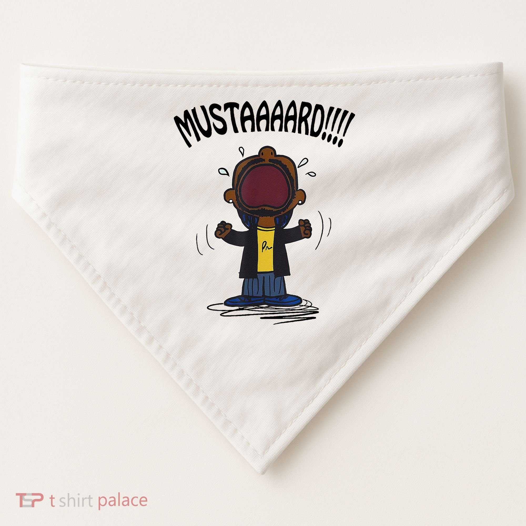 Mustard Meme USA-Made Doggie Bandana