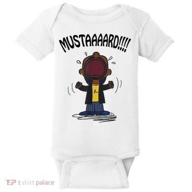 Mustard Meme Baby Bodysuit