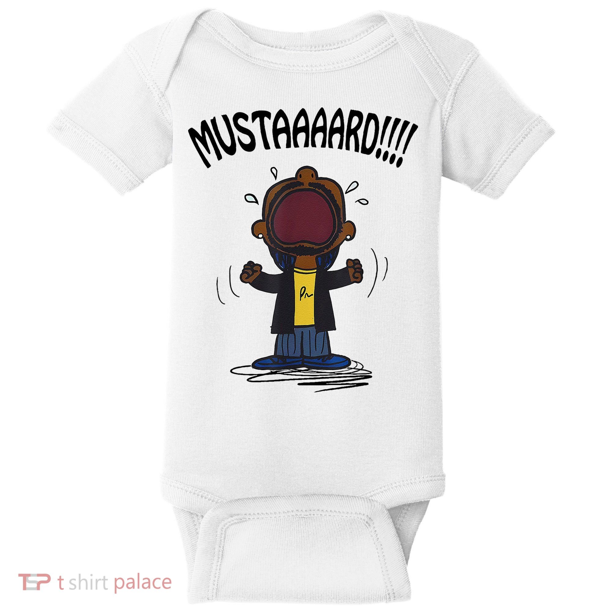 Mustard Meme Baby Bodysuit