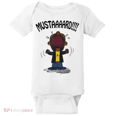 Mustard Meme Baby Bodysuit