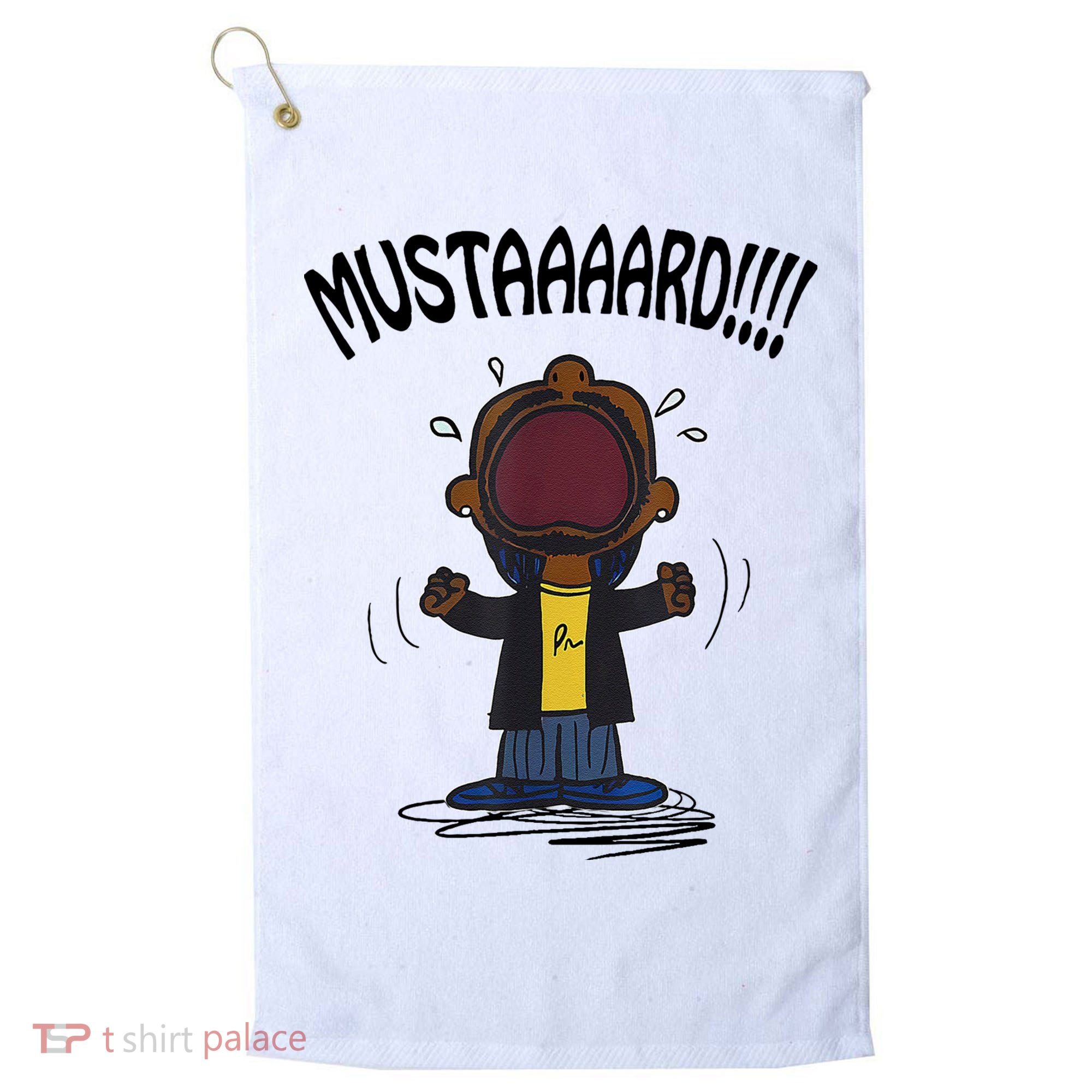 Mustard Meme Golf Towel