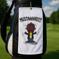 Mustard Meme Golf Towel thumb 2