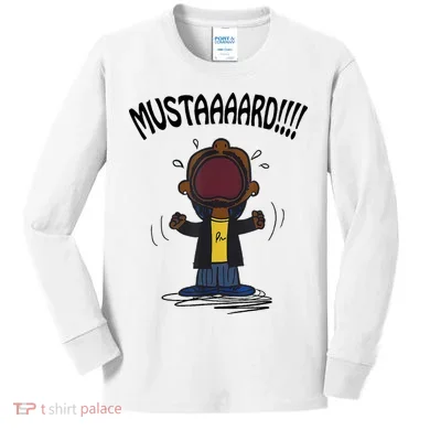 Mustard Meme Kids Long Sleeve Shirt