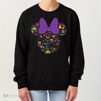Minnie Mouse Mardi Gras Carnival Holiday Icon Women's Sweatshirt thumb 0