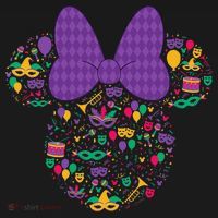 Minnie Mouse Mardi Gras Carnival Holiday Icon Bucket Hat thumb 4