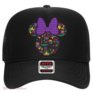Minnie Mouse Mardi Gras Carnival Holiday Icon Hat