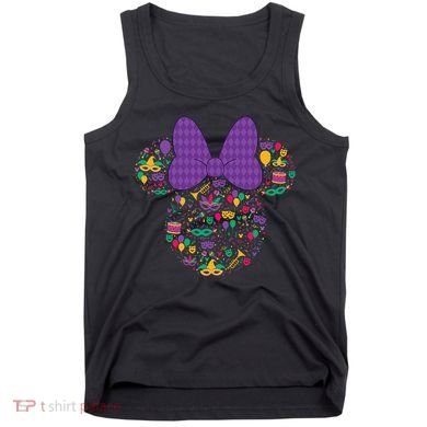 Minnie Mouse Mardi Gras Carnival Holiday Icon Tank Top