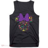 Minnie Mouse Mardi Gras Carnival Holiday Icon Tank Top thumb 0