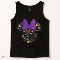 Minnie Mouse Mardi Gras Carnival Holiday Icon Tank Top thumb 2