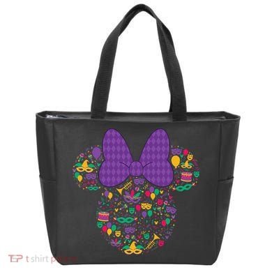 Minnie Mouse Mardi Gras Carnival Holiday Icon Tote Bag