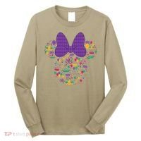 Minnie Mouse Mardi Gras Carnival Holiday Icon Long Sleeve Shirt thumb 0