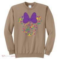 Minnie Mouse Mardi Gras Carnival Holiday Icon Sweatshirt thumb 0