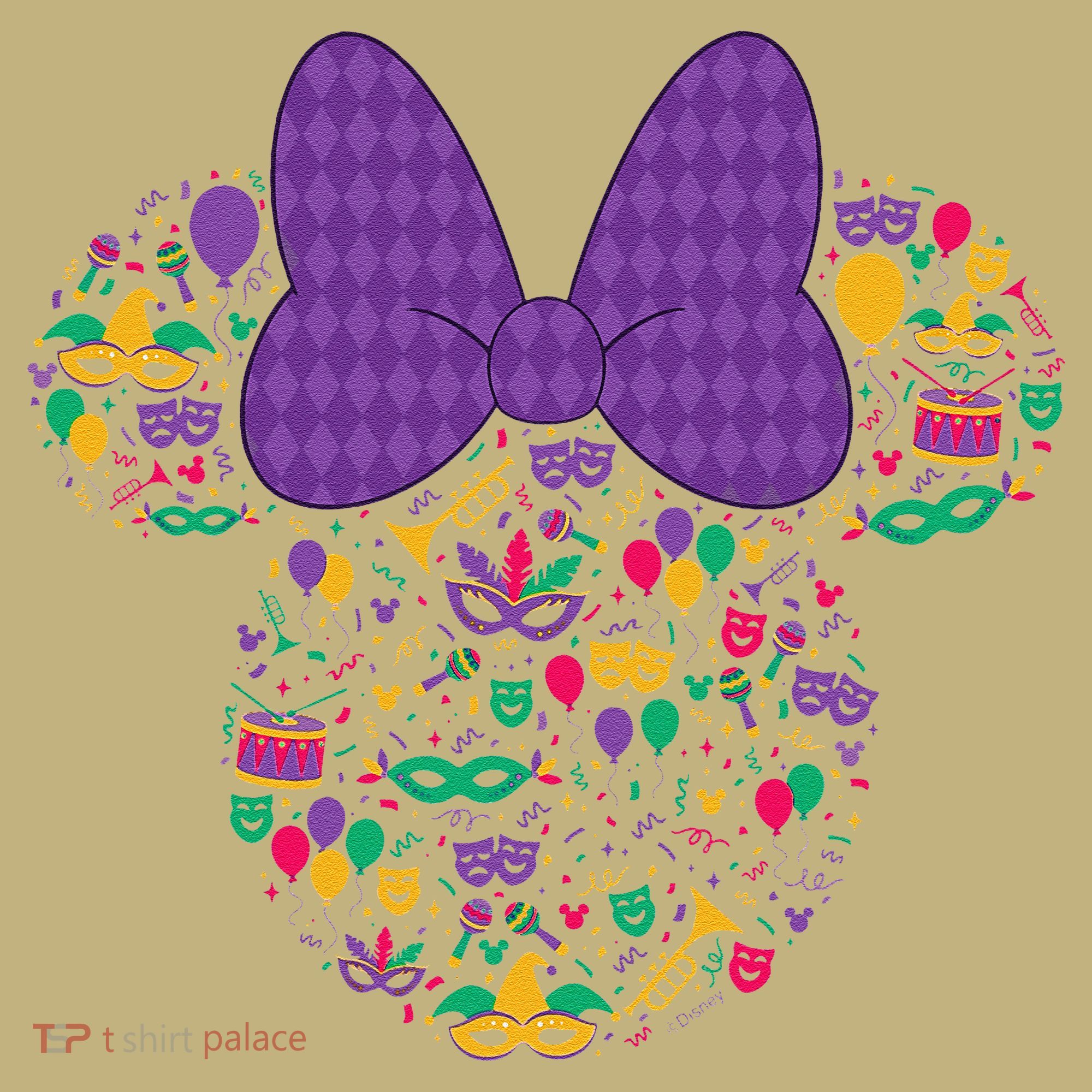 Minnie Mouse Mardi Gras Carnival Holiday Icon Sweatshirt