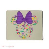 Minnie Mouse Mardi Gras Carnival Holiday Icon Mousepad thumb 0