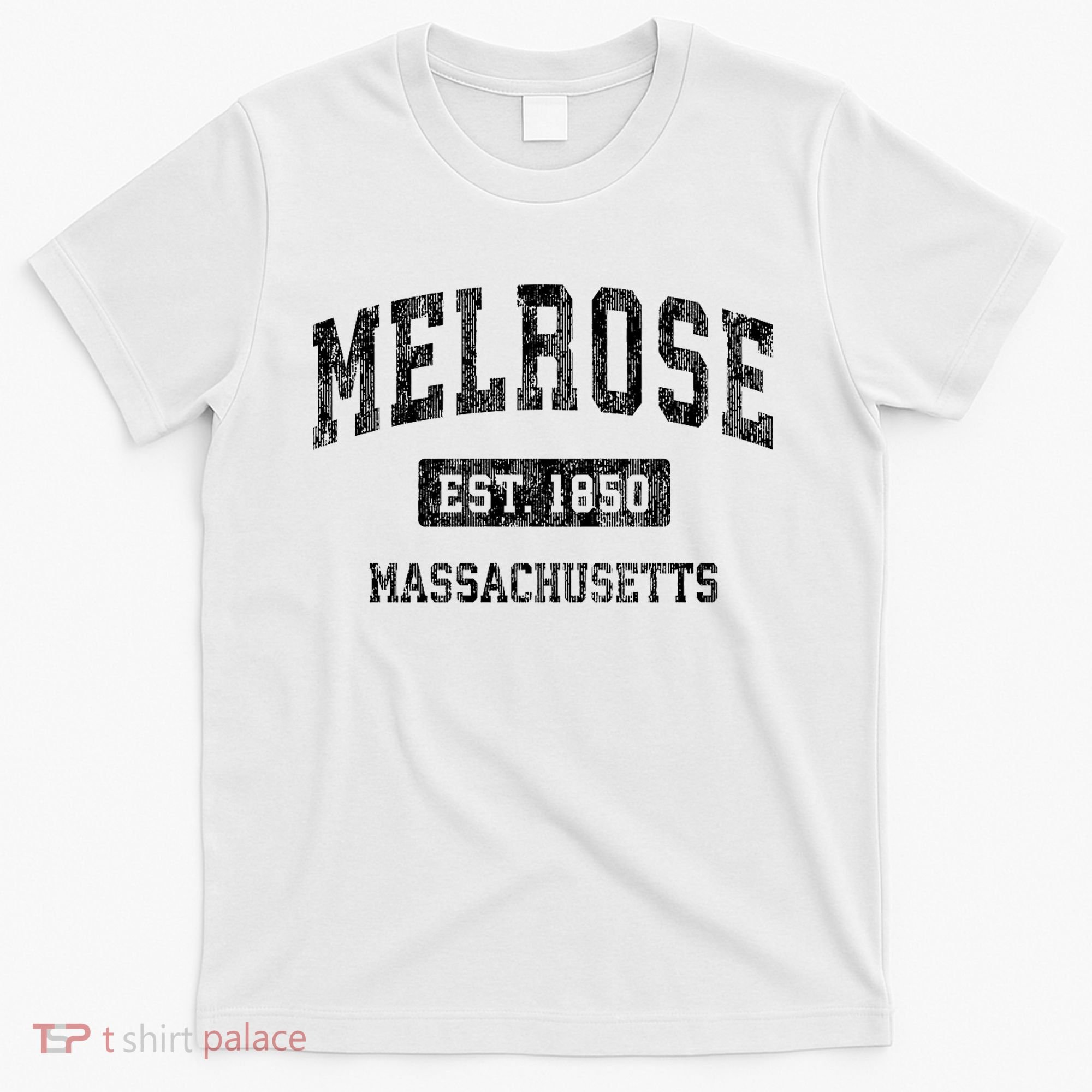 Melrose Massachusetts MA Vintage Sports Red T-Shirt