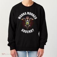 Monkey Motorcycle Women's Sweatshirt thumb 0