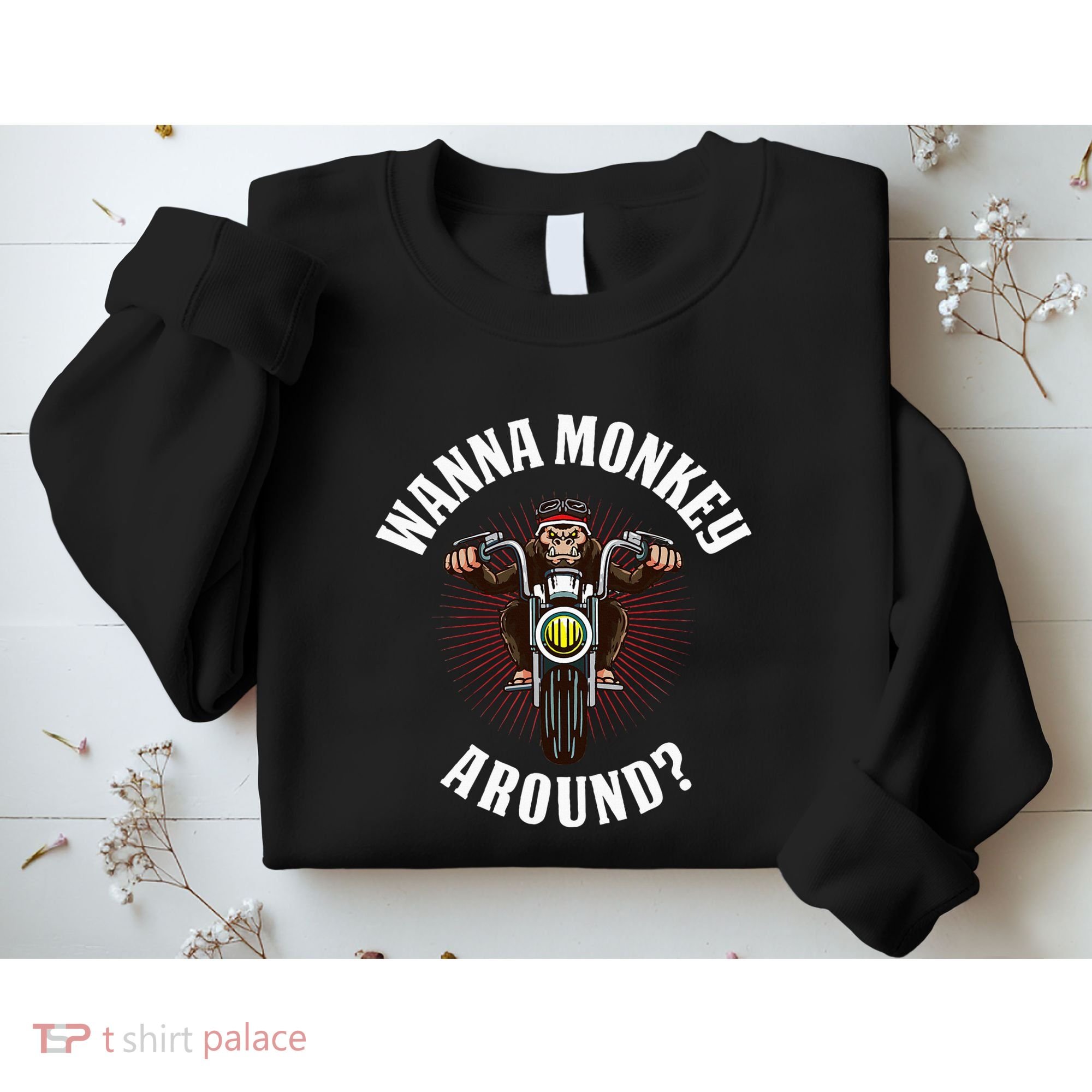 Monkey Motorcycle Sweatshirt