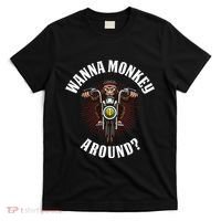 Monkey Motorcycle T-Shirt thumb 0