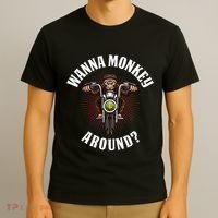 Monkey Motorcycle T-Shirt thumb 3