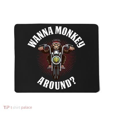 Monkey Motorcycle Mousepad
