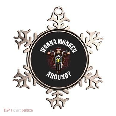 Monkey Motorcycle Ornament