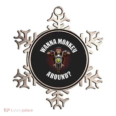 Monkey Motorcycle Ornament