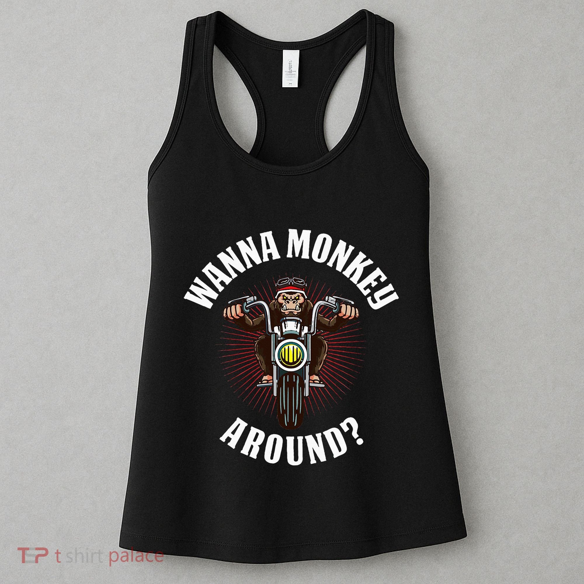 Monkey Motorcycle Women's Tank Top