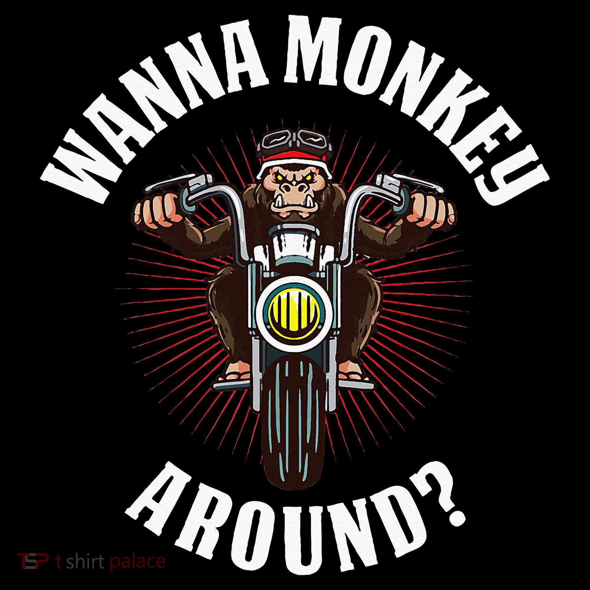 Monkey Motorcycle Women's Tank Top
