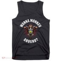 Monkey Motorcycle Tank Top thumb 0