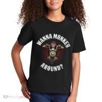 Monkey Motorcycle Kids T-Shirt thumb 2