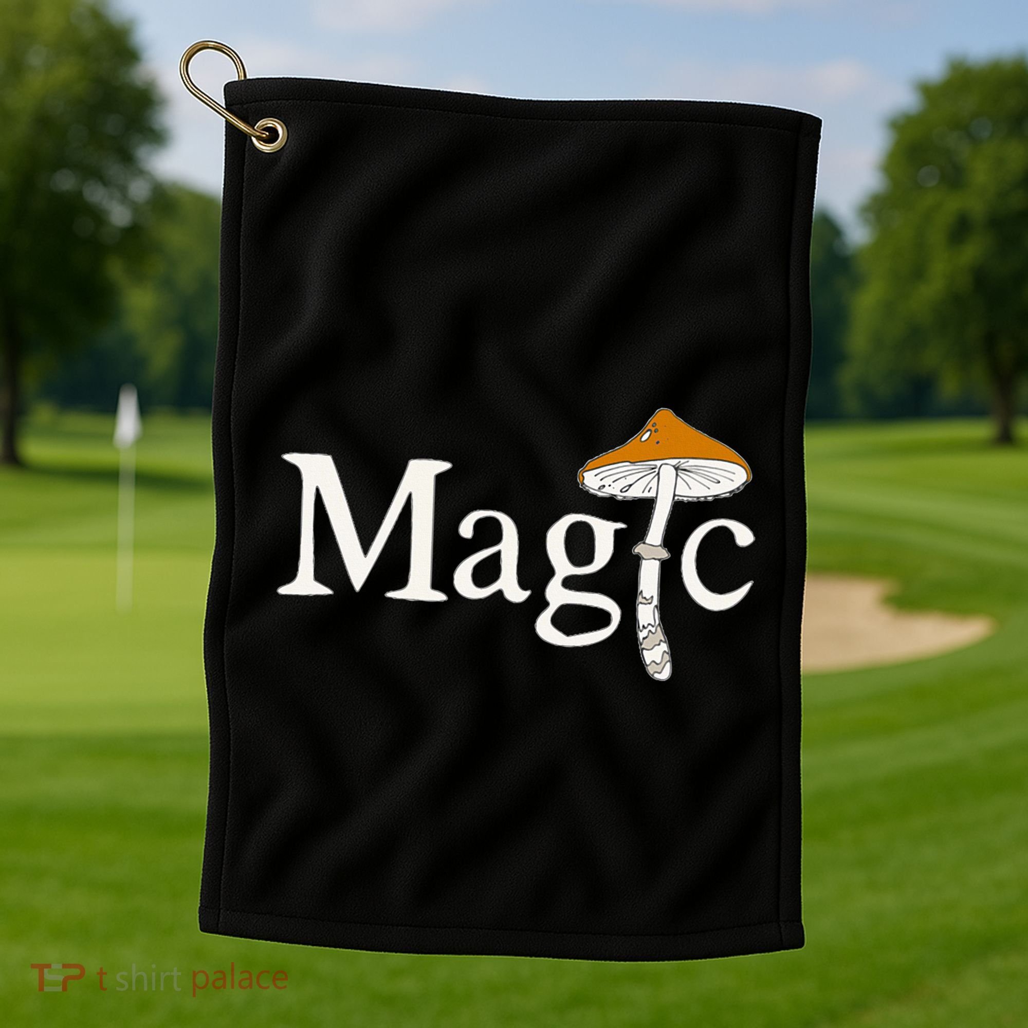Magic Mushroom Golf Towel