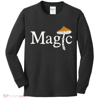 Magic Mushroom Kids Long Sleeve Shirt
