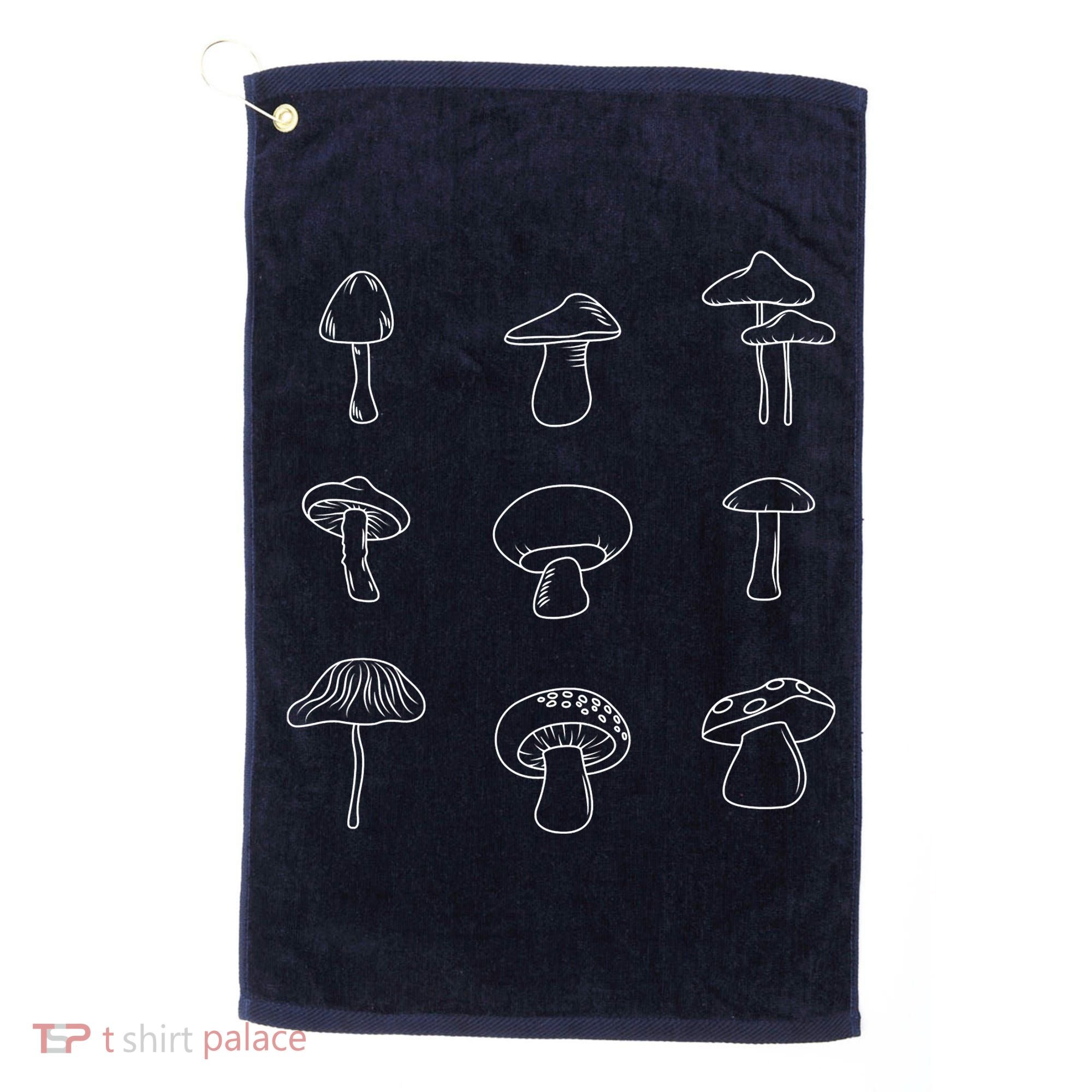 Mushroom Mycology Mushroom Whisperer Fungi Foraging Golf Towel