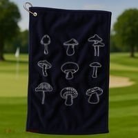 Mushroom Mycology Mushroom Whisperer Fungi Foraging Golf Towel thumb 1