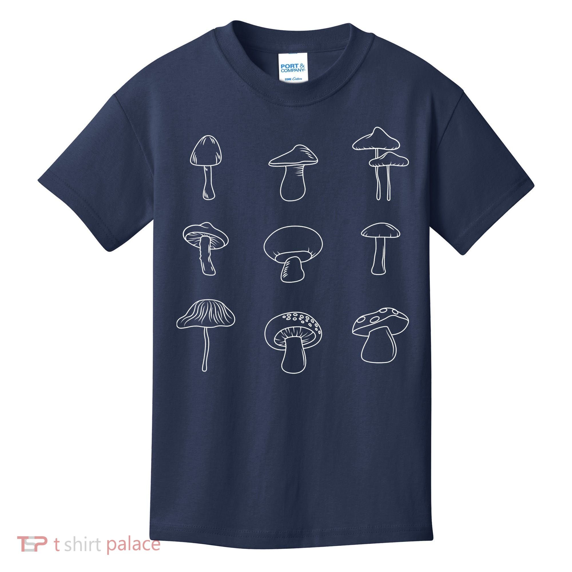 Mushroom Mycology Mushroom Whisperer Fungi Foraging Kids T-Shirt