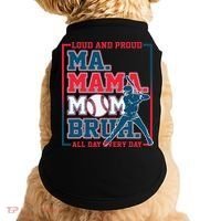 Ma Mama Mom Bruh Baseball Loud And Proud All Day Every Day Doggie Tank thumb 0