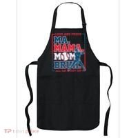 Ma Mama Mom Bruh Baseball Loud And Proud All Day Every Day Apron thumb 0