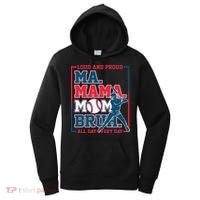 Ma Mama Mom Bruh Baseball Loud And Proud All Day Every Day Women's Hoodie thumb 0