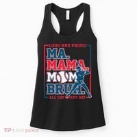 Ma Mama Mom Bruh Baseball Loud And Proud All Day Every Day Women's Tank Top thumb 0