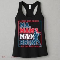 Ma Mama Mom Bruh Baseball Loud And Proud All Day Every Day Women's Tank Top thumb 3