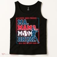 Ma Mama Mom Bruh Baseball Loud And Proud All Day Every Day Tank Top thumb 2